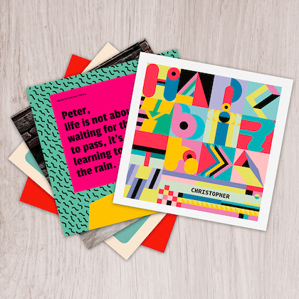 Personalised cards for everyone Preview