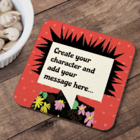 Pack of 4 Personalised Coasters